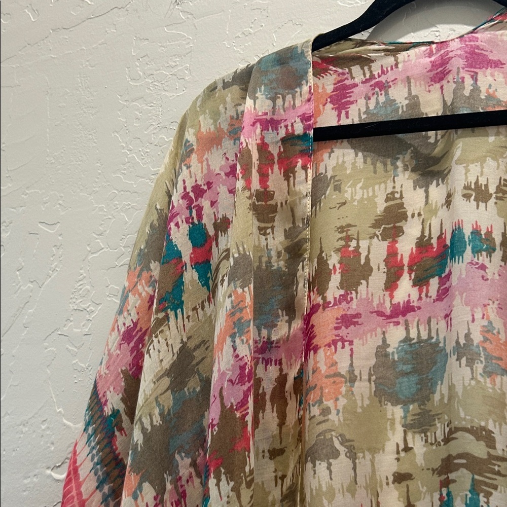 Multicolor Patterned Women's Shawl - Picture 4 of 6